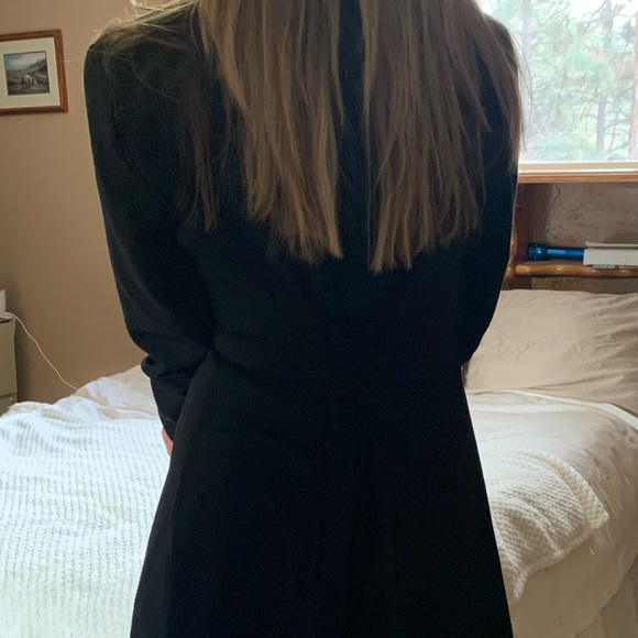 Black Blazer Dress Size 9 Smart Set 99s Retro - Picture 6 of 13